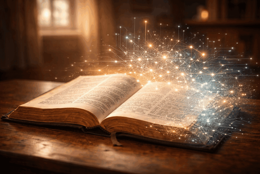 Scriptural themes of wisdom and the image of God guiding Christian reflection on artificial intelligence.